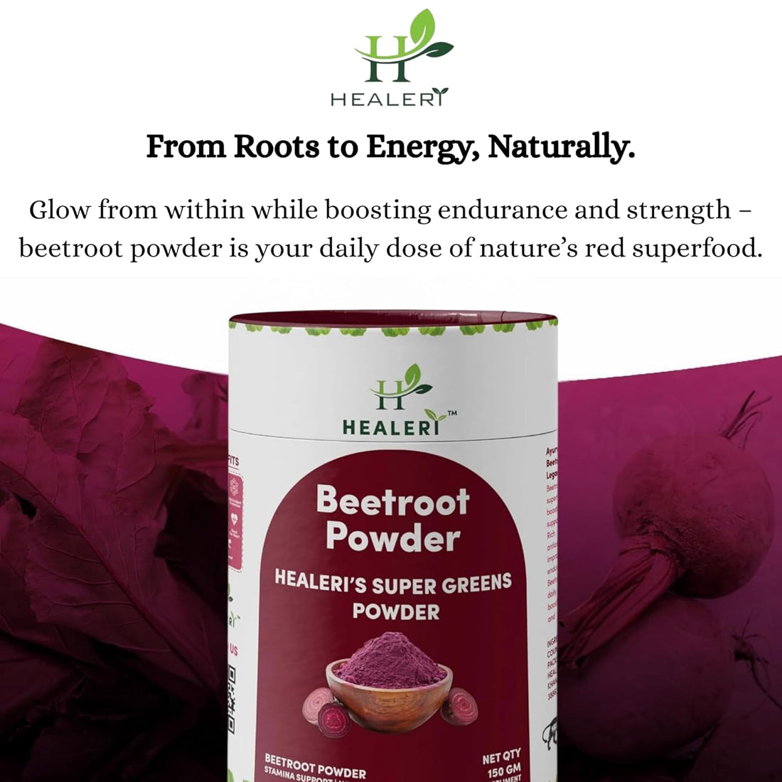 Combo Pack of Amla, Moringa & Beetroot Powder, Natural Plant-Based Blend, Rich in Vitamins, Minerals & Antioxidants, Perfect for Smoothies, Juices, Shakes & Daily Nutrition Support